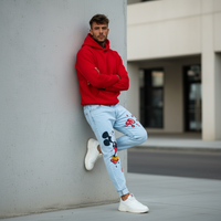 JEANS - HAMEN - DIPINTO A MANO -  ART. TOPOLINO 10