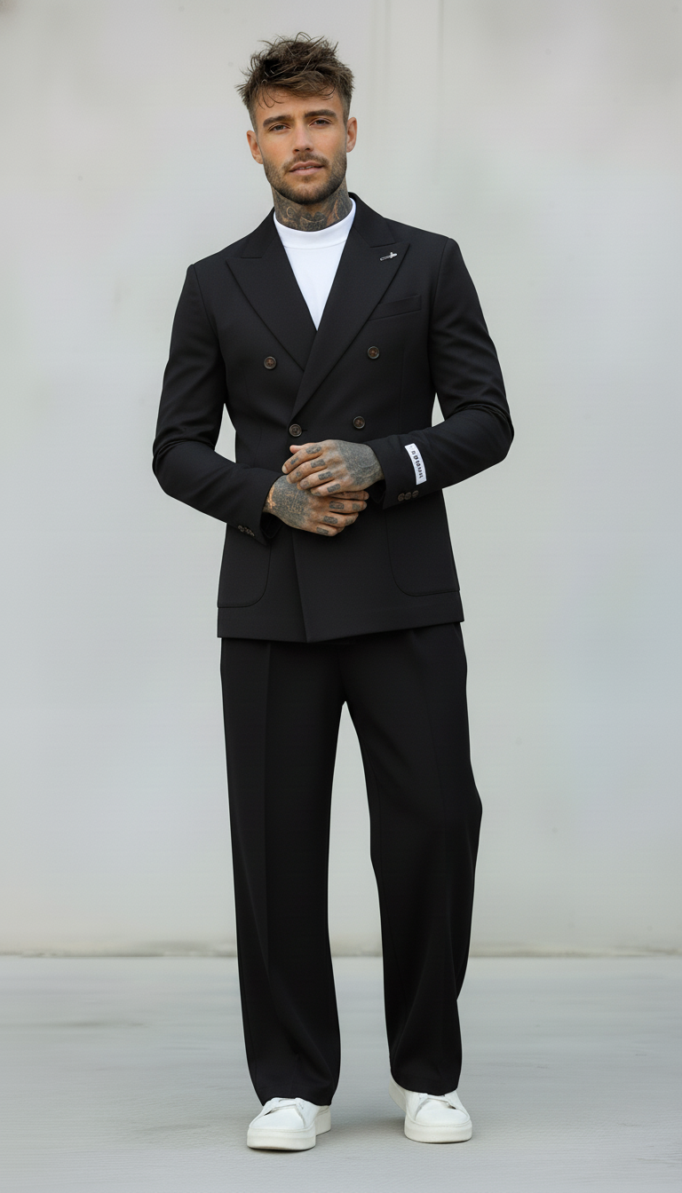 GIACCA DOPPIO PETTO - BERNA - *ART. 2331831 - COL. NERO