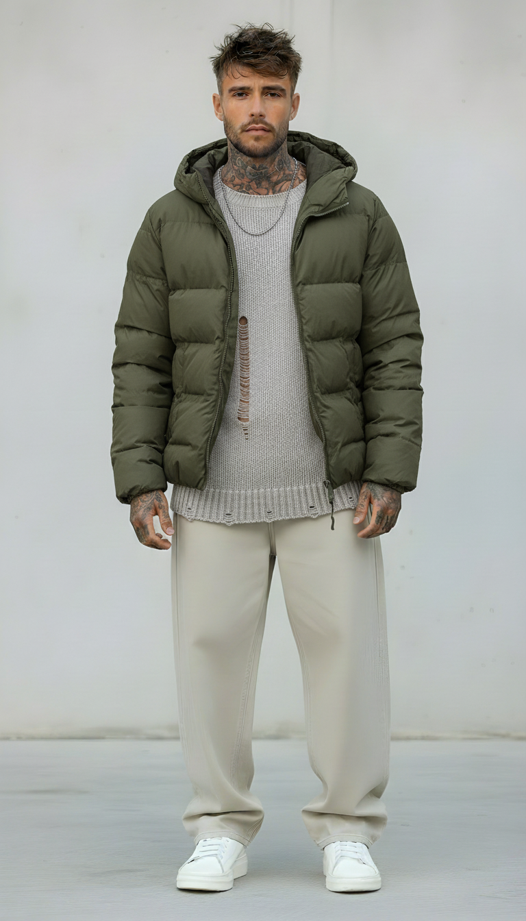 GIUBBINO PIUMINO CON CAPPUCCIO - ONLY&SONS - ART. 22034836