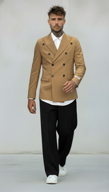 GIACCA DOPPIO PETTO - BERNA - *ART. 23028537 - COL. CAMMELLO