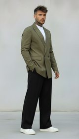 GIACCA DOPPIO PETTO STRETCH - BL.11 - *ART. BL230257 - COL. MILITARE