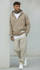 FELPA BOXY FIT CON CAPPUCCIO + ZIP - ONLY&SONS - ART. 22035193 -