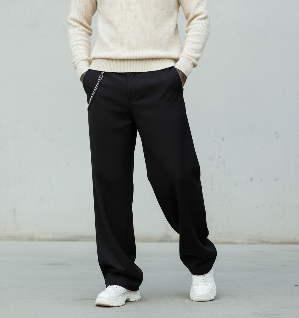 PANTALONE CHINOS - PABLIC - BERNA - *ART. 2350381 - COL. NERO