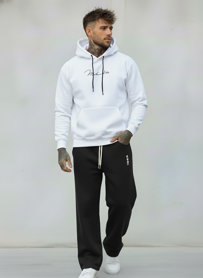 PANTALONE IN  FELPA TUTA PALAZZO - BERNA - ART. 252196