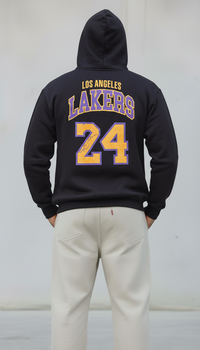 FELPA CON CAPPUCCIO LAKERS   - B.U. - ART. W25 / H 54