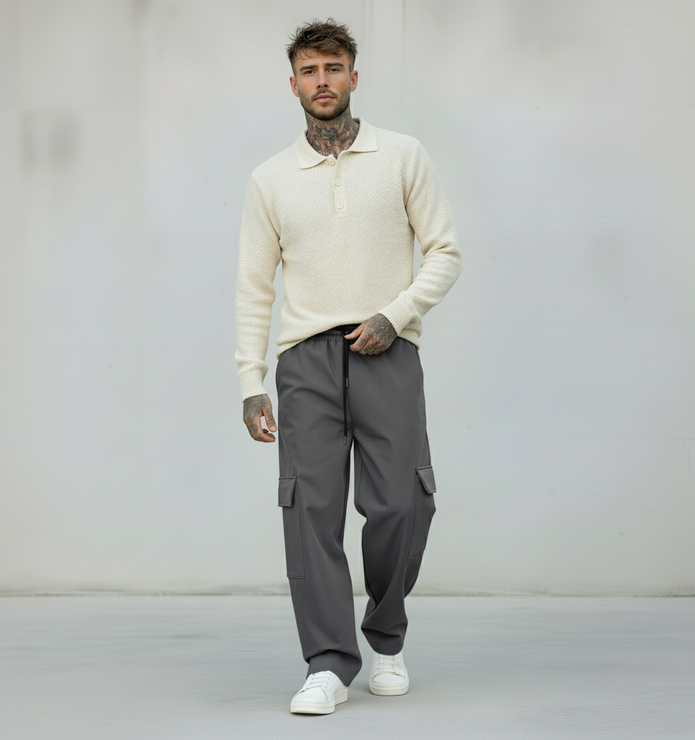 PANTALACCIO TECNICO CARGO TASCONE - BERNA - ART. 24607914 - COL. GRIGIO