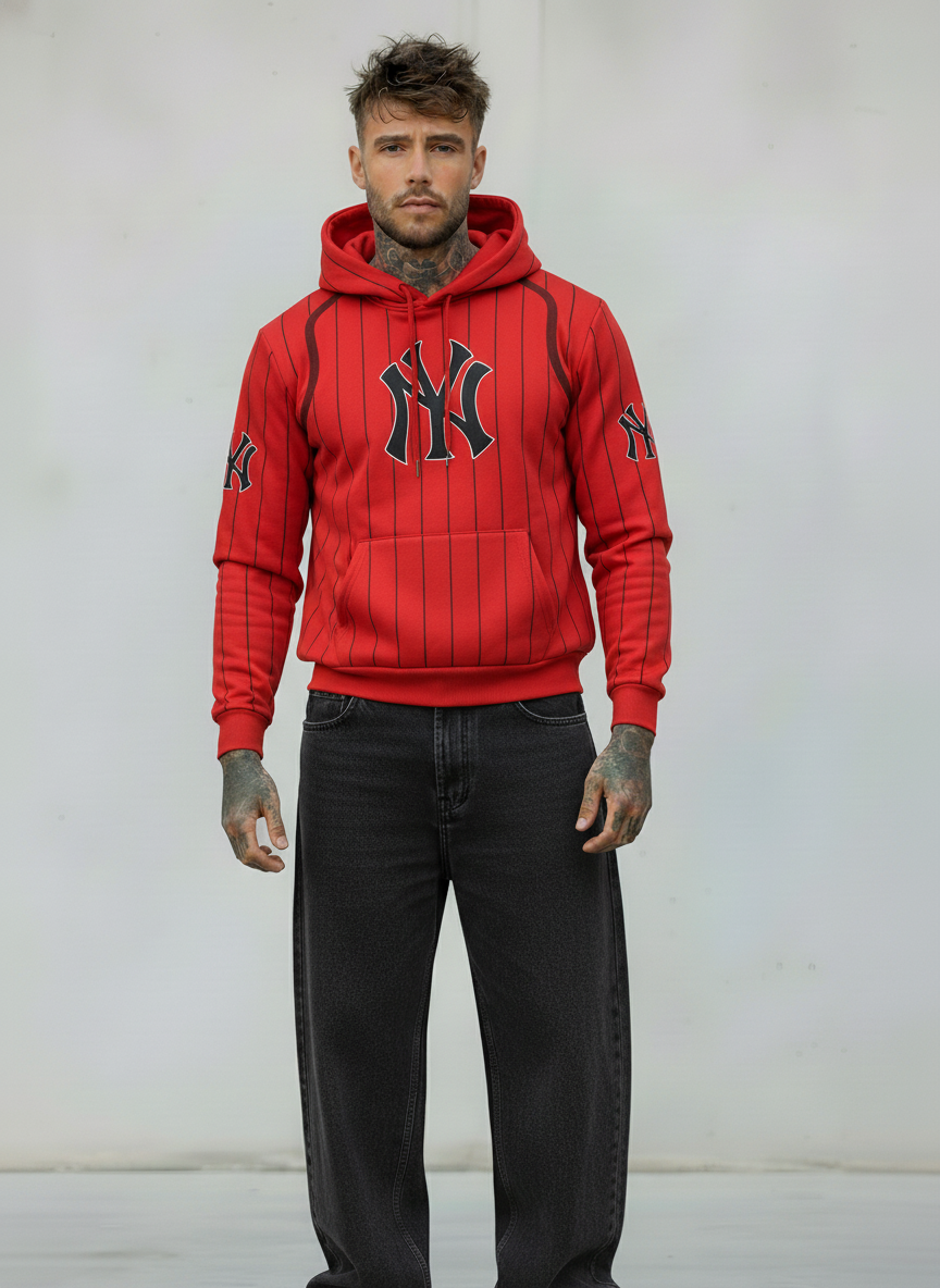 FELPA CON CAPPUCCIO YANKESS TAZMANIA - B.U. - ART. W25 / H - 16