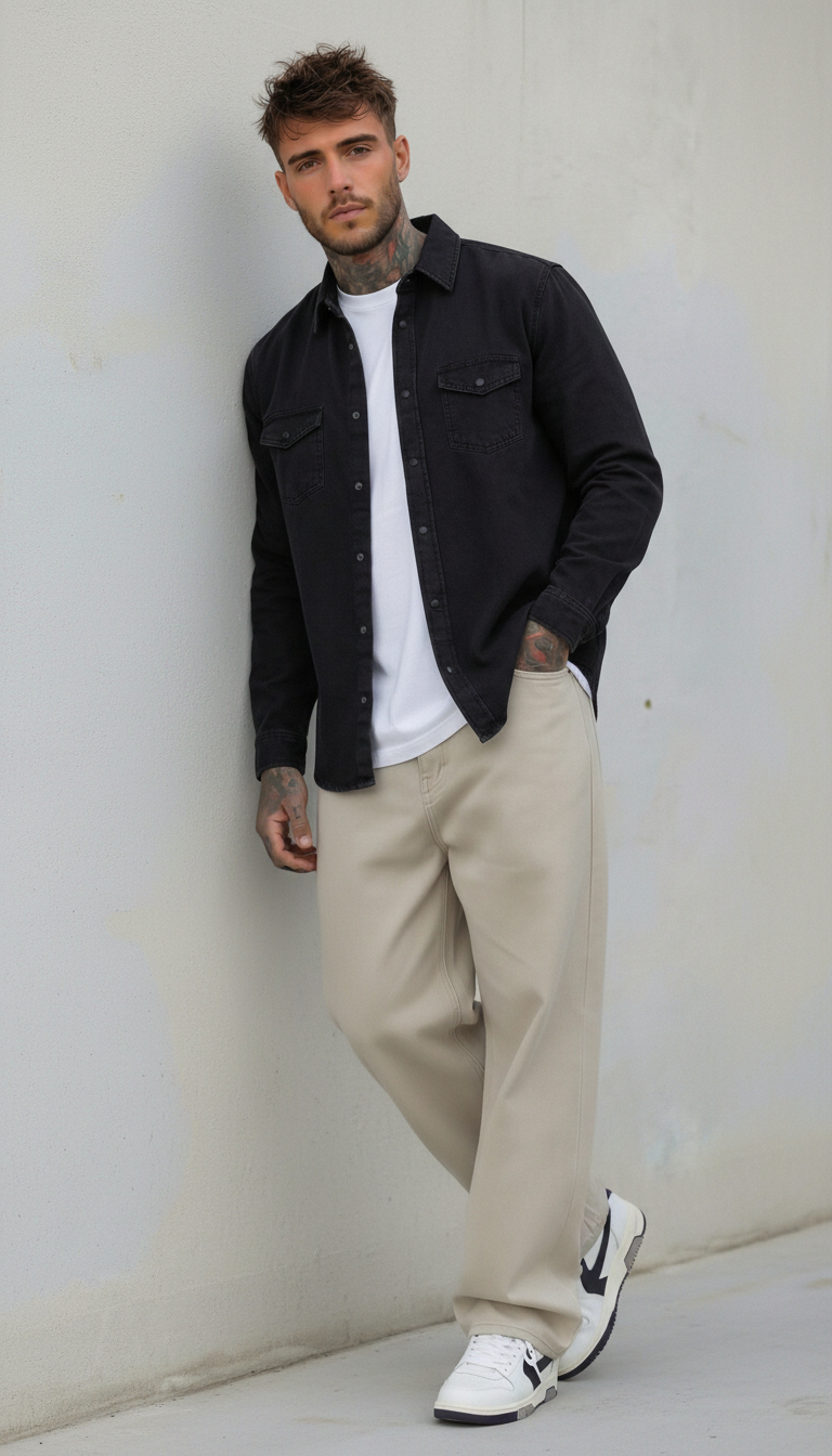 CAMICIA DI JEANS UOMO - ONLY&SONS - REGULAR FIT DENIM PIU'COLORI - ART. 22023247