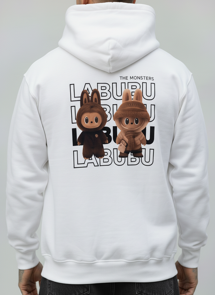 FELPA CON CAPPUCCIO - E. - ART. LABUBU THE MONSTERS