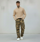 PANTALONE CARGO CON SPILLE - BERNA - ART. 25230130 - CAMOUFLAGE