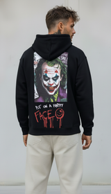 FELPA CON CAPPUCCIO JOKER - E. - ART. PUT ON A HAPPY FACE