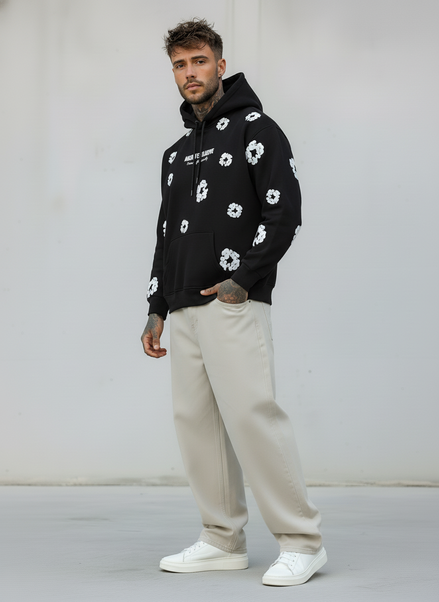 FELPA CON CAPPUCCIO - E. - ART. ARCHIVE EXLUSIVE