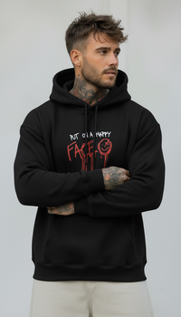 FELPA CON CAPPUCCIO JOKER - E. - ART. PUT ON A HAPPY FACE