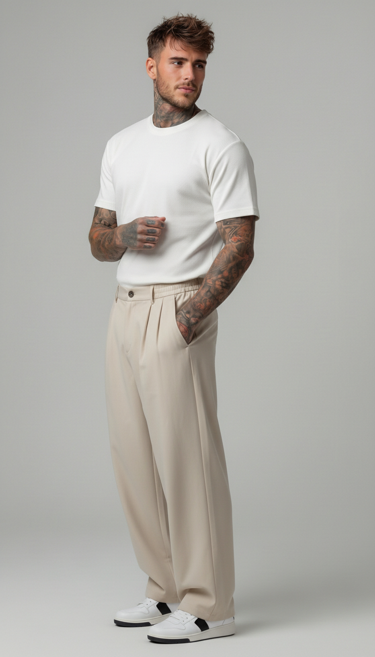 PANTALONI NERI CON PINCE VITA MEDIA - IMPERIAL - ART. PE6ILBQ