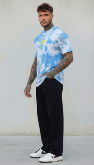 T-SHIRT UOMO TIE DYE CELESTE - BERNA - ART. 261063 - 89