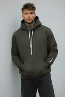 FELPA HOODIE LOGATA CON CAPPUCCIO - BERNA - ART. 252019