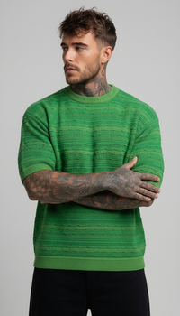 T-SHIRT UOMO IN MAGLIA DEVORE'  - BERNA - ART. 261013  PIU' COLORI