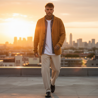 CARDIGAN BLAZER HEAVY GAUGE - BERNA-  *ART. 23303237 - COL. CAMMELLO