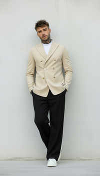 GIACCA TECNICA DOPPIO PETTO - BERNA - *ART. 23014880 - COL. SABBIA