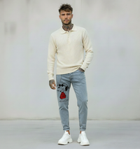 JEANS - HAMEN - DIPINTO A MANO -  ART. JOE COOL