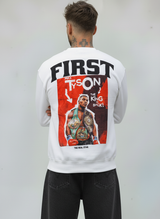 FELPA GIROCOLLO MIKE TYSON - E. - ART. FIRST THE REAL STAR "THE KING IS BACK"