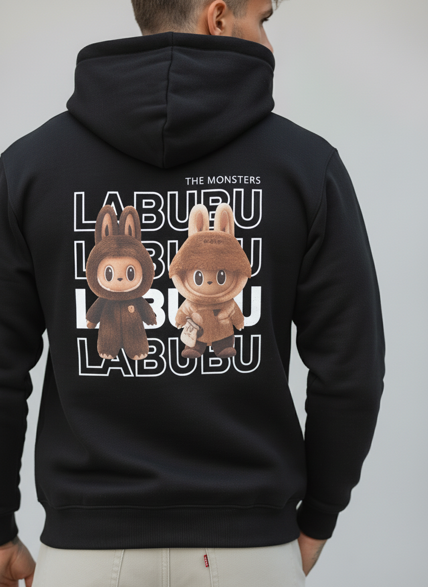 FELPA CON CAPPUCCIO - E. - ART. LABUBU THE MONSTERS