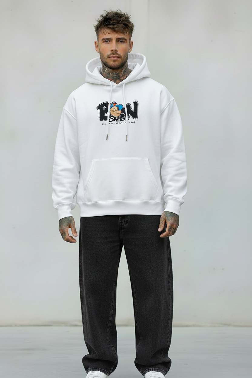 FELPA CON CAPPUCCIO POPOYE   - B.U. - ART. W25 / H 51