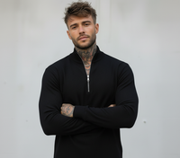 MAGLIONCINO LUPETTO CON ZIP - ONLY&SONS - ART. 22021264 - COL. BLACK