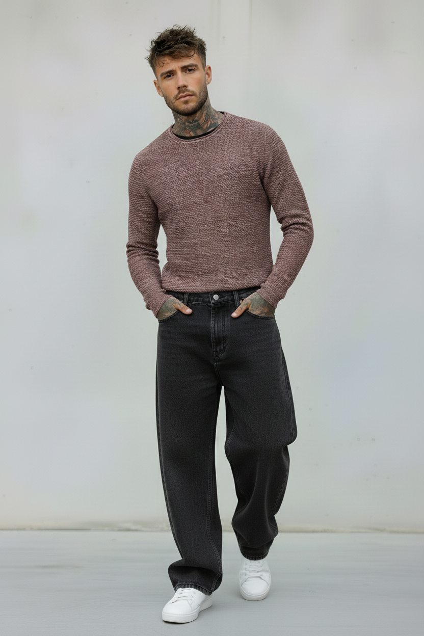 T10 MAGLIONCINO - ONLY&SONS - ART. 22012290 - COL. ROSE TAUPE