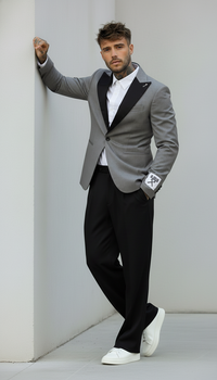 GIACCA SCIALLATA - BERNA - *ART. 23321414 - COL. GRIGIO