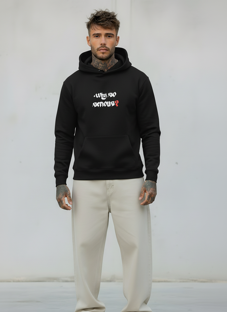 FELPA CON CAPPUCCIO JOKER - E. - ART. WHY SO SERIOUS?