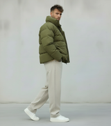 GIUBBINO PUFFER - NEW JOB BRAND - ART. 22419 - COL. VERDE