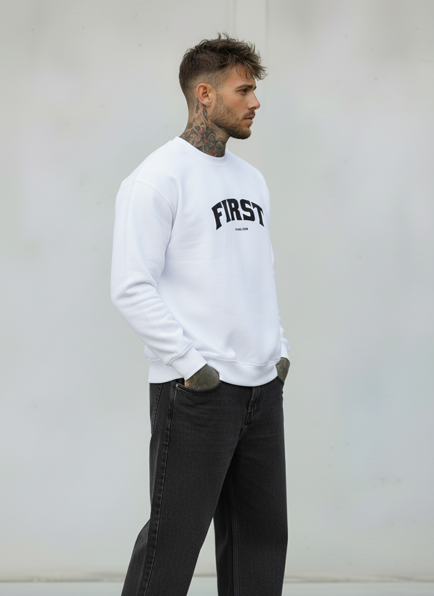 FELPA GIROCOLLO MIKE TYSON - E. - ART. FIRST THE REAL STAR "THE KING IS BACK"