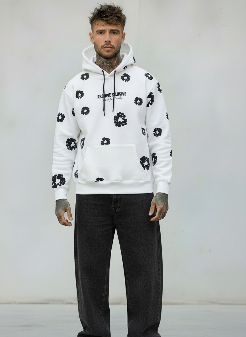 FELPA CON CAPPUCCIO - E. - ART. ARCHIVE EXLUSIVE