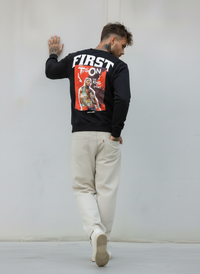 FELPA GIROCOLLO MIKE TYSON - E. - ART. FIRST THE REAL STAR "THE KING IS BACK"