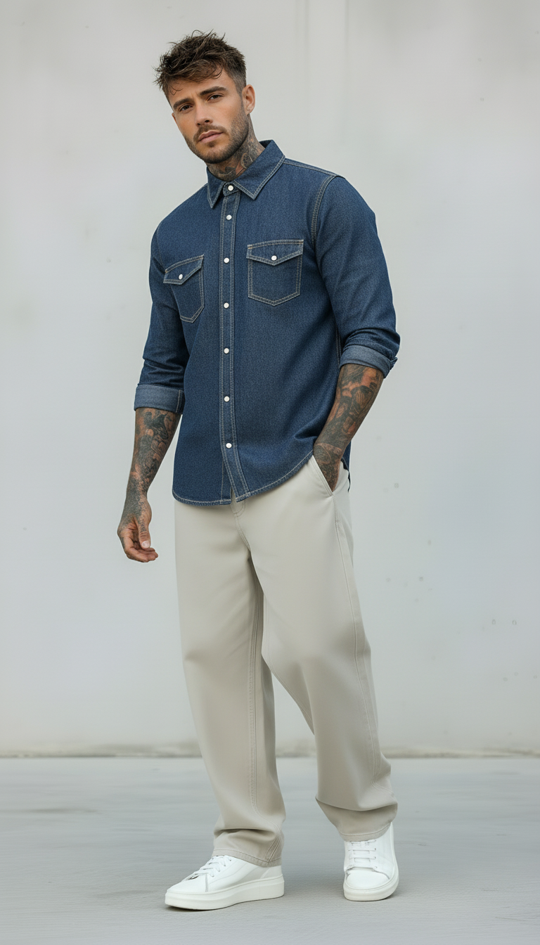 CAMICIA DI JEANS - ONLY&SONS - ART. 22023247