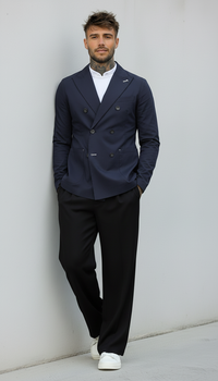 GIACCA DOPPIO PETTO TECNICA - BERNA - *ART. 2302793 - COL. BLU