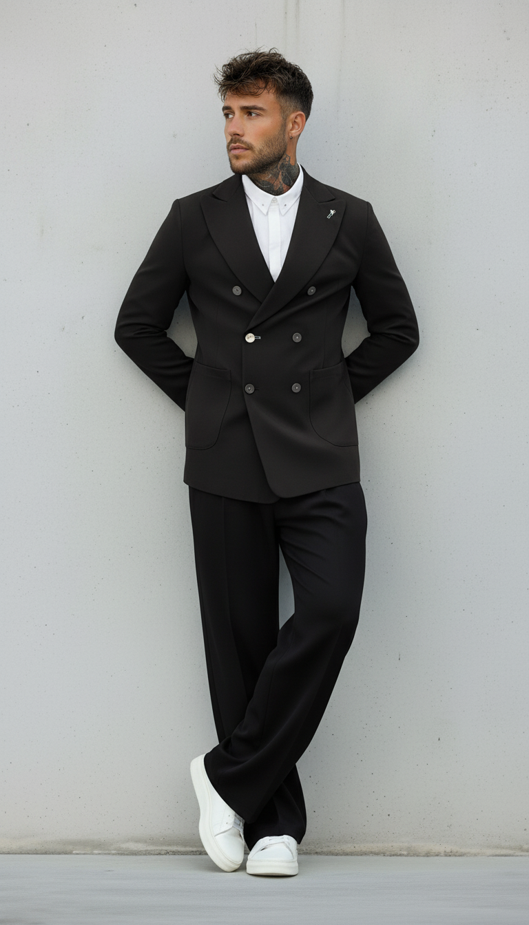 GIACCA TECNICA DOPPIO PETTO - BERNA - *ART. 2433071 - COL. NERO