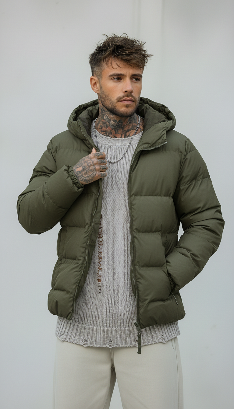 GIUBBINO PIUMINO CON CAPPUCCIO - ONLY&SONS - ART. 22034836