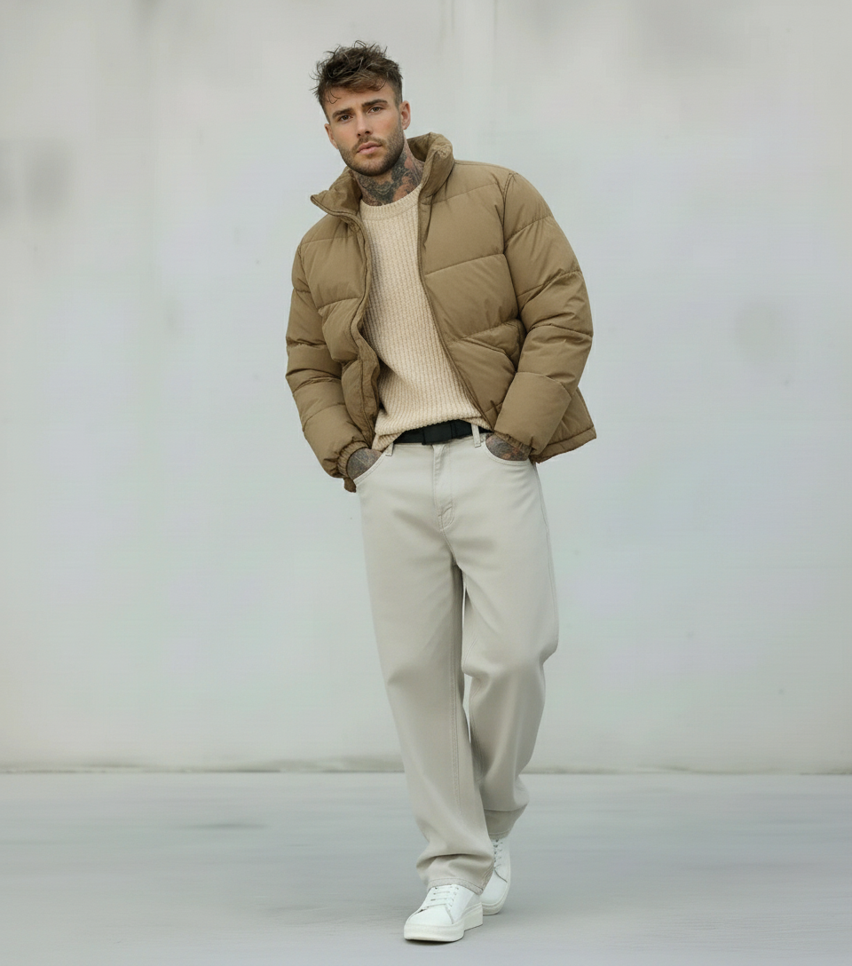 GIUBBINO PUFFER - ONLY&SONS - ART. 22034718 - COL. WALNUT