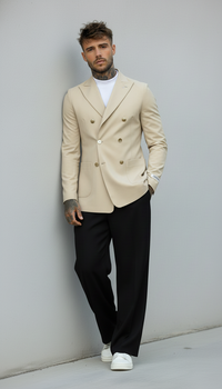 GIACCA TECNICA DOPPIO PETTO - BERNA - *ART. 23014880 - COL. SABBIA