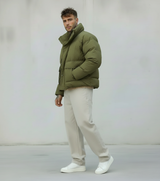 GIUBBINO PUFFER - NEW JOB BRAND - ART. 22419 - COL. VERDE