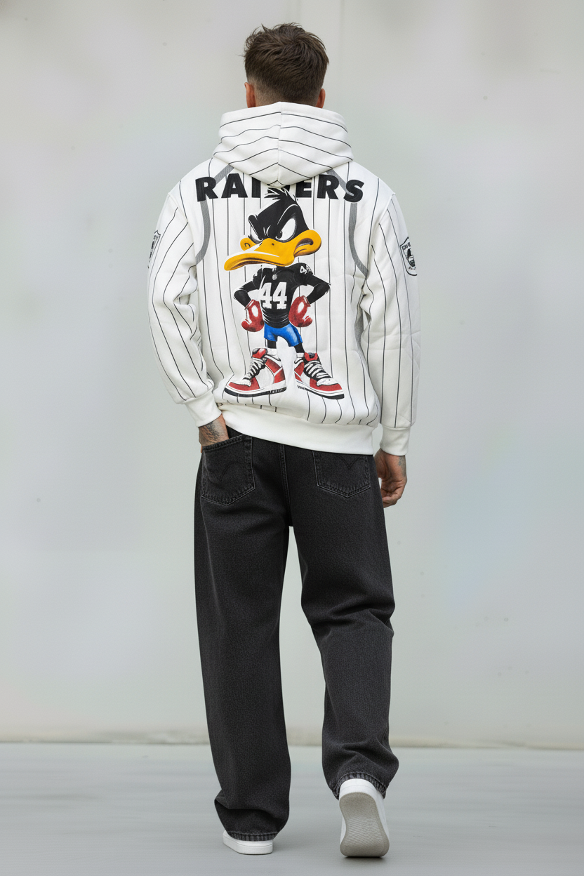 FELPA CON CAPPUCCIO DUCK HOODIE  - B.U. - ART. W25 / H 15