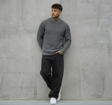 GIROCOLLO MAGLIA ROTTURE COSTA INGLESE KIR  - BL.11 - *ART. KIAN65 - COL. GRIGIO MEDIO