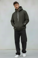 FELPA HOODIE LOGATA CON CAPPUCCIO - BERNA - ART. 252019