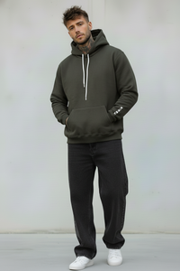 FELPA HOODIE LOGATA CON CAPPUCCIO - BERNA - ART. 252019