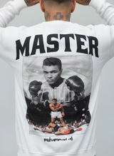 FELPA GIROCOLLO MUHAMMAD ALI - E. - ART. MASTER - COL. BIANCO