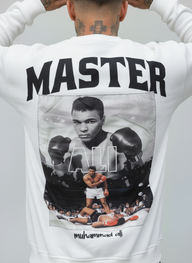 FELPA GIROCOLLO MUHAMMAD ALI - E. - ART. MASTER - COL. BIANCO