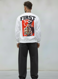 FELPA GIROCOLLO MIKE TYSON - E. - ART. FIRST THE REAL STAR "THE KING IS BACK"