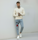 JEANS - HAMEN - DIPINTO A MANO -  ART. JOE COOL